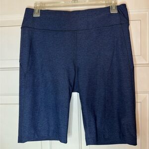 Outdoor Voices- Navy Blue Biker Shorts, Size Large